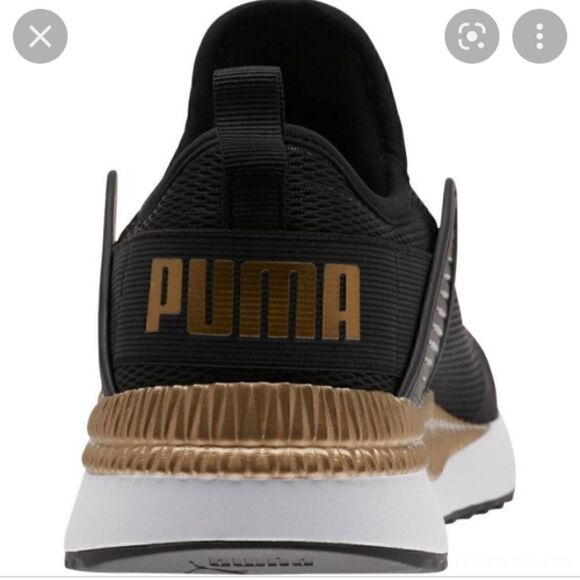 Puma 7.5 Pacer Next Cage running sneakers black gold - Picture 3 of 9